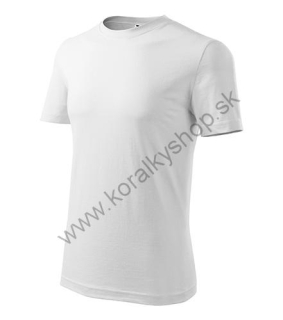 132-Classic New tričko pánske biela XXL