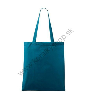 900-Handy nákupná taška s dlhým uškom - 37 x 41 cm - petrolejová modrá