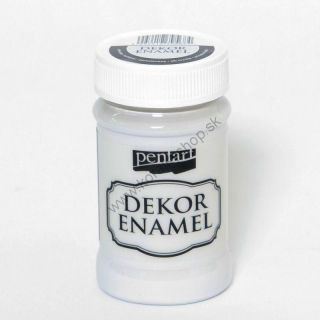 Dekor Enamel - dekoračný smalt - prírodná biela- 100 ml
