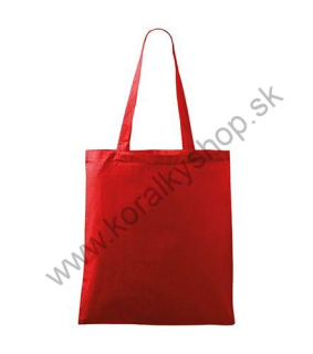 900-Handy nákupná taška s dlhým uškom - 37 x 41 cm - červená