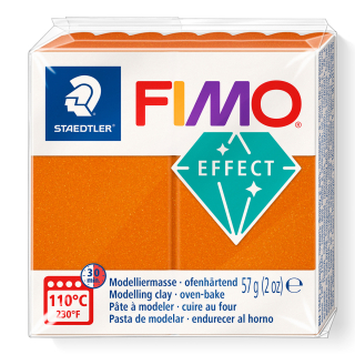 FIMO Effect metalická - oranžová - 57 g