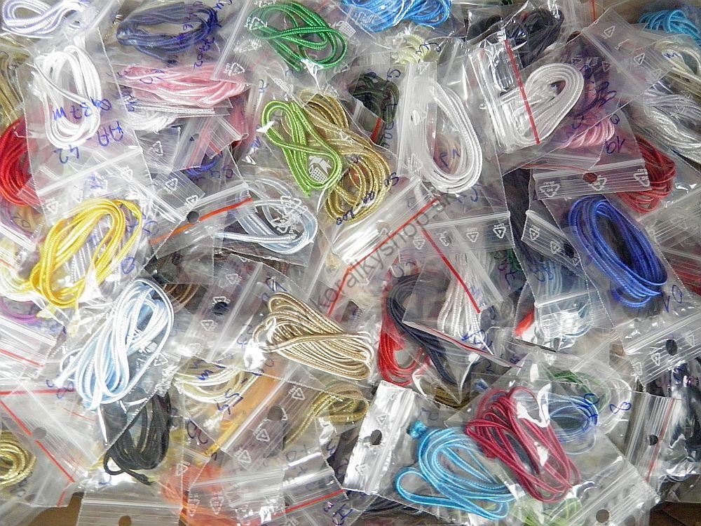 Šujtaš 3 mm - zbytky - mix farieb - 10 m