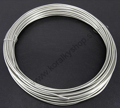 Hliníkový drôt 1,0 mm/10m - strieborný