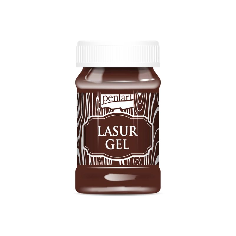 Lazúrový gél - gaštan - 100 ml