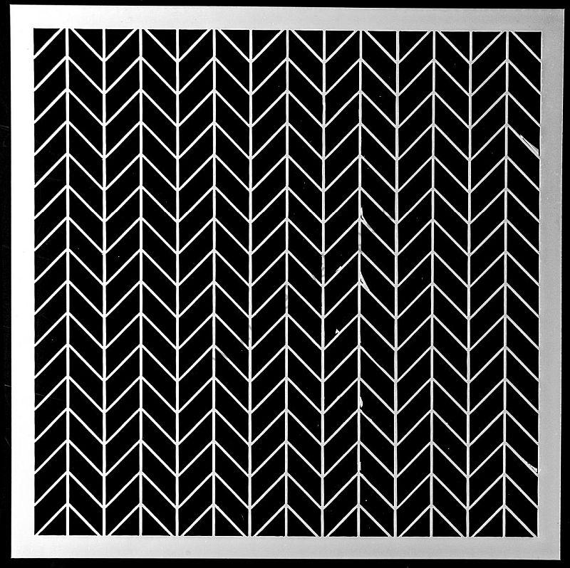 Plastová šablóna 13 x 13 cm - šípky - motív č. 9