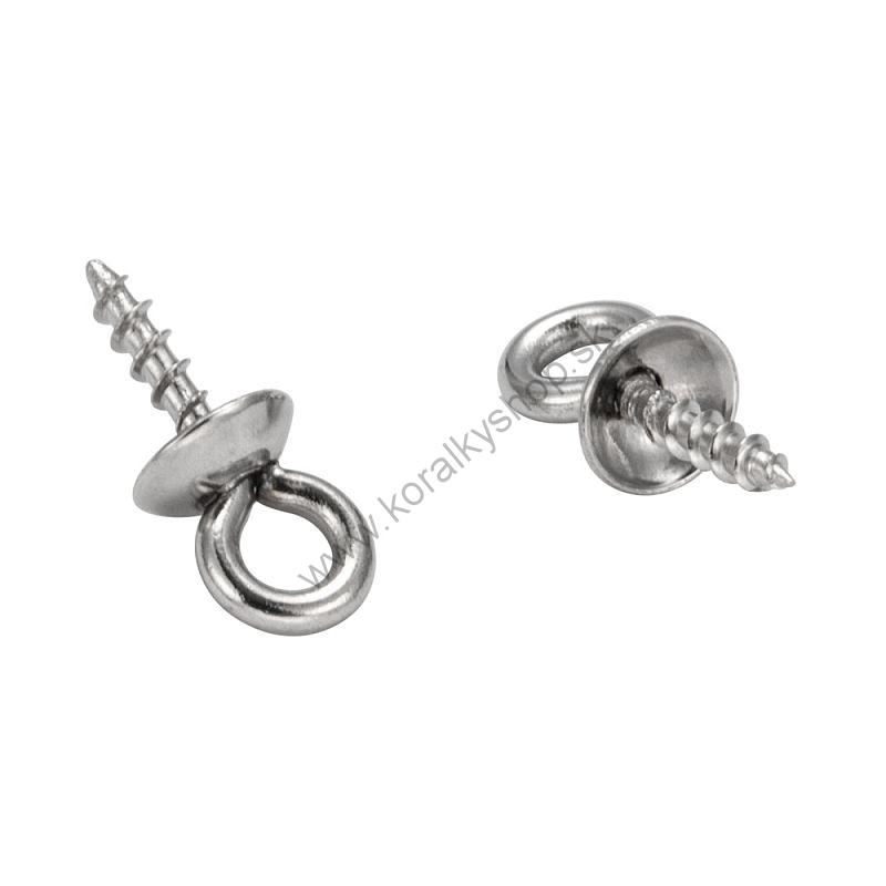 Skrutkovacie očko - 10 x 4 mm- chir. oceľ - 1ks