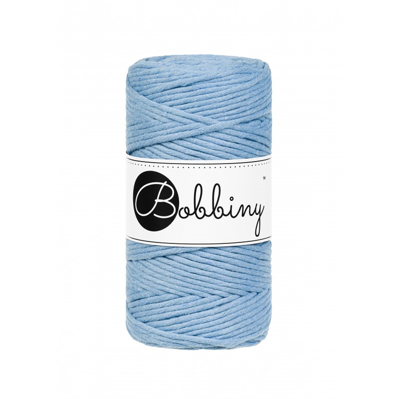 Bobbiny Macrame šnúrka Regular - točená - pr. 3mm - Perfect Blue - 100 m