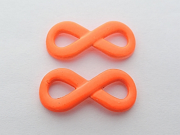 Medzikus nekonečno - 29 x 13 mm - oranžová - 1ks