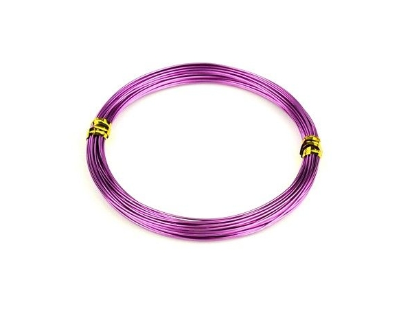 Hliníkový drôt 1,0 mm/10m - fialový