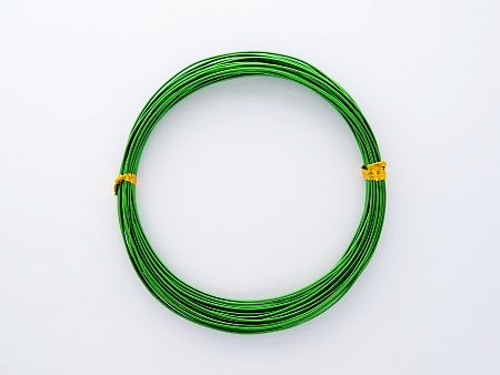 Hliníkový drôt 1,0 mm/10m - zelená