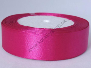 Saténová stuha - 38 mm - fuchsia č. 27 - 1 m