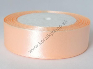 Saténová stuha - 38 mm - broskyňová č. 7 - 1 m