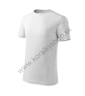 135-Classic New tričko detské biela 122 cm/6 rokov