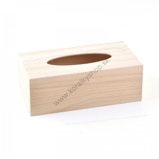 Krabička na vreckovky - 27 x 13,7 x 8 cm