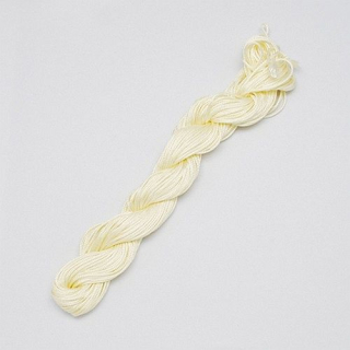 Šnúra nylon pr. 2 mm - krémová - 1ks/cca 12m