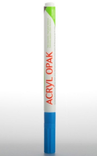 Acryl Opak fixka tenká - 3 ml - modrá