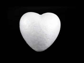 Srdce polystyrén - pr. 150 mm