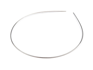 Základ na čelenku - 1 mm  - platina - 1ks