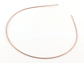 Základ na čelenku - 1 mm  - medená - 1ks