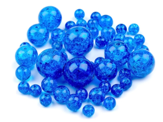 Praskačky mix - pr. 6 - 18 mm - modrá - 50g