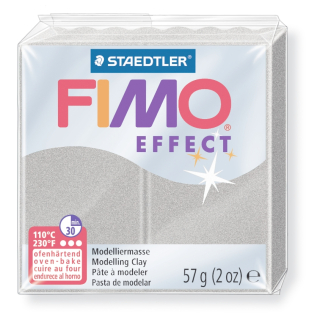 FIMO Effect perleťová - strieborná