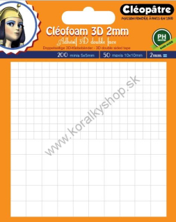 Lepiaca pena CLEOFOAM - hrúbka 2mm - 1ks