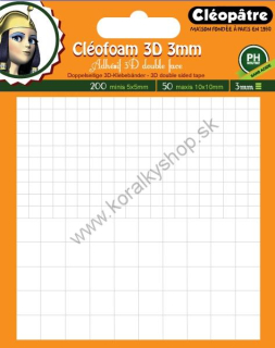 Lepiaca pena CLEOFOAM - hrúbka 3mm - 1ks