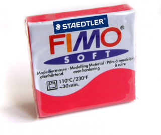 FIMO Soft - čerešňová červená