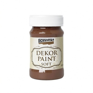 Dekor Paint Soft - hnedá - 100 ml