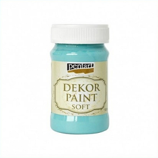 Dekor Paint Soft - tyrkysová modrá - 100 ml