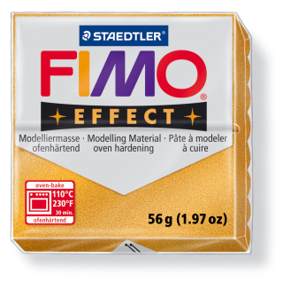 FIMO Effect metalická - zlatá