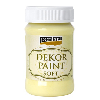 Dekor Paint Soft - žltá - 100 ml