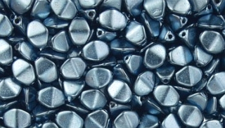 Korálky Pohanka - 5x3,5mm - modrá - 20ks