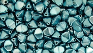 Korálky Pohanka - 5x3,5mm - modrá - 20ks