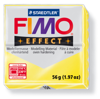 FIMO Effect transparentná - žltá