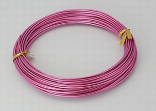 Hliníkový drôt 1,5 mm/10m - sv. ružový
