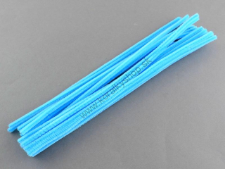 Chlpatý drôtik  pr. 6 mm - modrá - 1ks