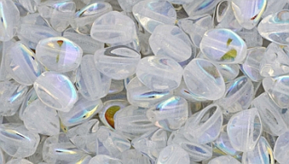 Korálky Pohanka - 5x3,5mm -crystal AB - 20ks
