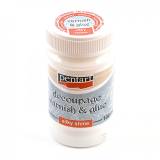 Lepidlo s lakom na decoupage- leské - 100 ml