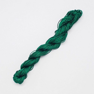 Šnúra nylon - pr. 1 mm - tm. zelená - 1ks