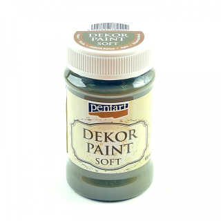 Dekor Paint Soft - tŕňovozelená - 100 ml