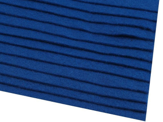 Látková dekoratívna plsť - hr. 0,9 mm - 20x30 cm - modrá