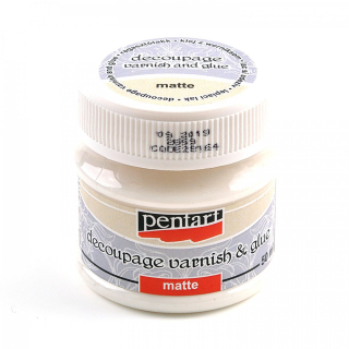 Lepidlo s lakom na decoupage- matné - 50 ml