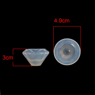 Silikónová forma - diamant - 4,9 x 3 cm