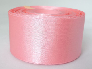 Saténová stuha - 100% nylon - 50 mm - ružová A079 - 1 m