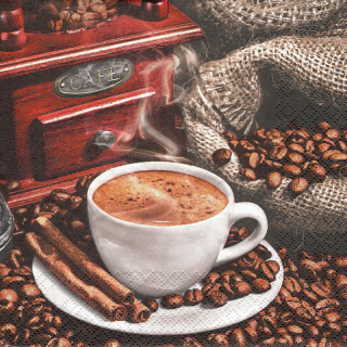 Servítka - motív č. 144 - káva