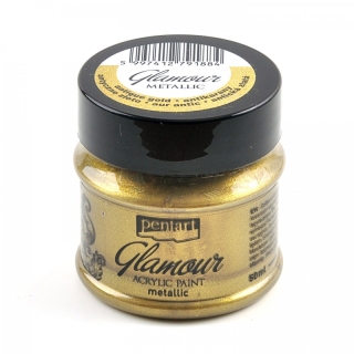 Akrylová farba - Glamour Metallic - antická zlatá - 50 ml