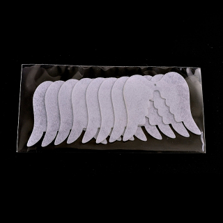 Filcový výsek - anjelské krídla - 6,5 x 6 cm - 1bal/8 ks
