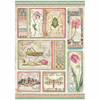 Ryžový papier - A4 - Botanic cards