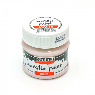 Akrylová farba - matná - 50 ml - country ružová